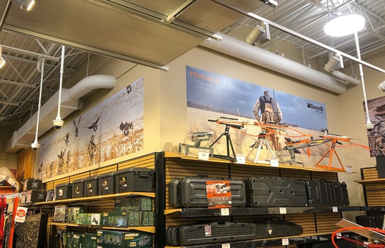 Interior Wall Graphics for SCHEELS in Overland Park, Kansas
