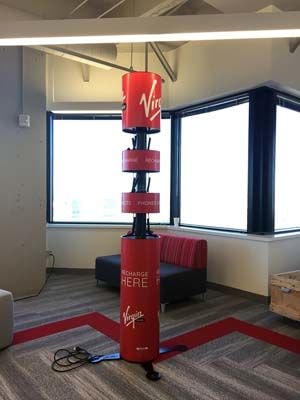 Custom Kiosk Wrap for Department Zero in Kansas City, Missouri