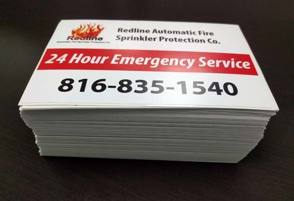 Full Color Decals for Redline Automatic Sprinkler in Kansas City, Missouri