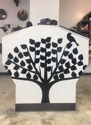 Custom Cut Vinyl Graphic for Modern Salon Services in Kansas City, Missouri