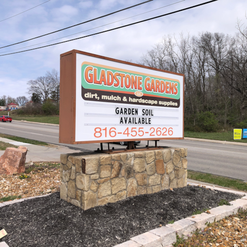Monument Sign Face Replacements for Gladstone Gardens in Gladstone, Missouri
