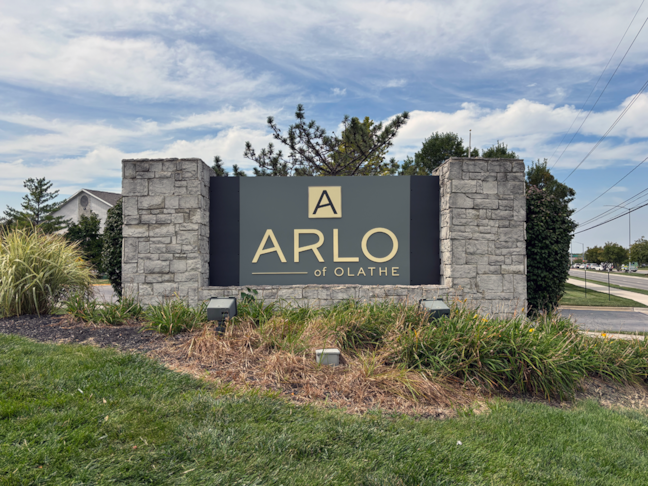 Exterior Monument Sign for Arlo of Olathe Apartments