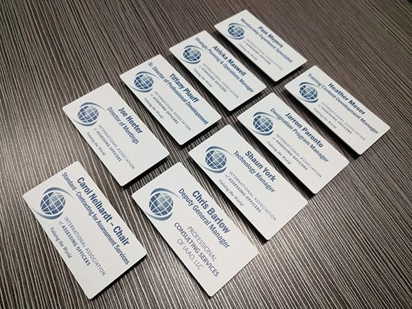 Name Badges for IAAO in Kansas City, Missouri