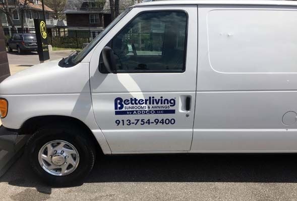 Cut Vinyl Vehicle Decals for Better Living Sunrooms & Awnings in Kansas City, Missouri