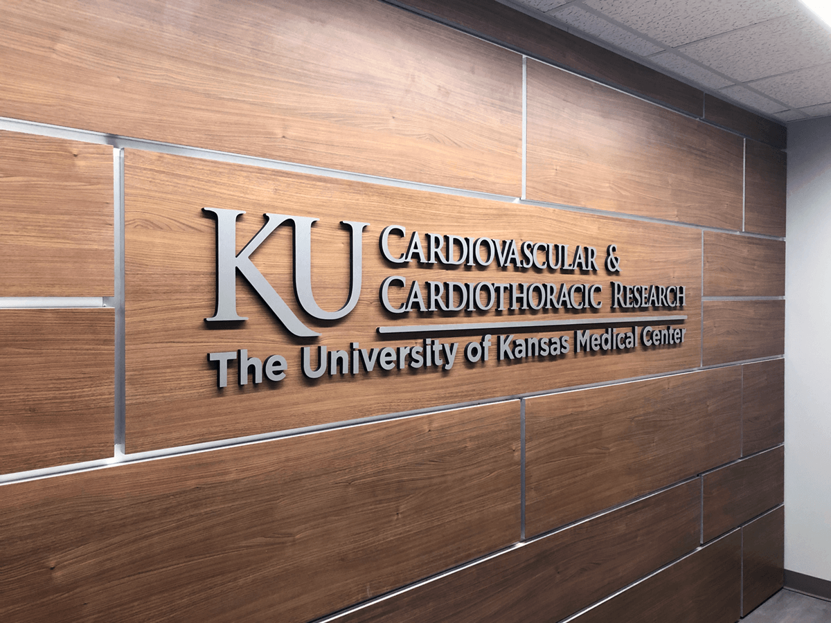 3D Signs & Dimensional Letters & Logos | Custom Dimensional Signage for University of Kansas Medical Center in Kansas City, Kansas
