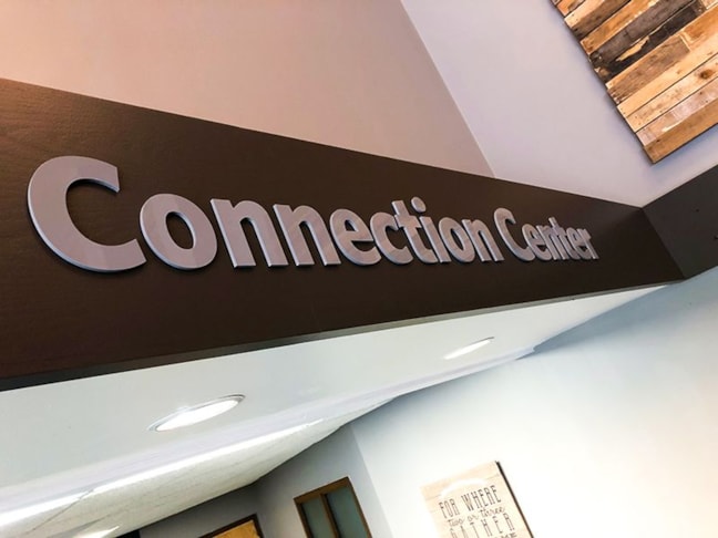 Interior Acrylic Dimensional Letters for Westside Family Church in Kansas City, Kansas