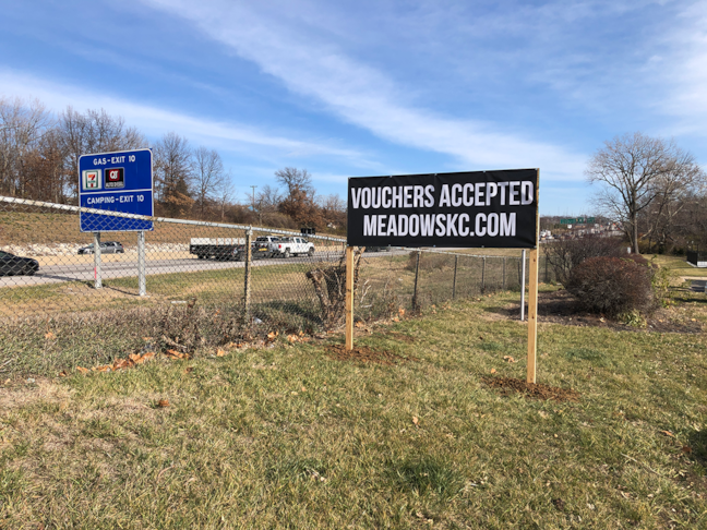 Exterior Vinyl Banner for The Meadows KC