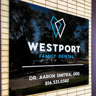 Exterior Acrylic Dimensional Sign for Westport Family Dental in Kansas City, Missouri
