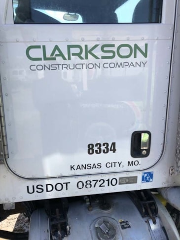 Fleet Graphics for Clarkson Construction in Kansas City, Missouri