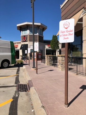Parking Signs for Carson St. Towers Apartments in Overland Park, Kansas