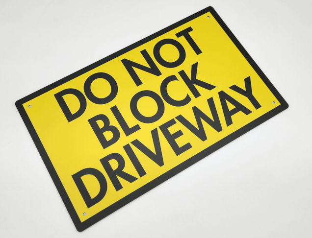 Exterior Metal Sign for Parking Area for Reeves Wiedeman in Kansas City, Missouri