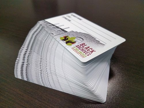 Plastic Full Color Membership Cards for Black Archives of Mid-America in Kansas City, Missouri