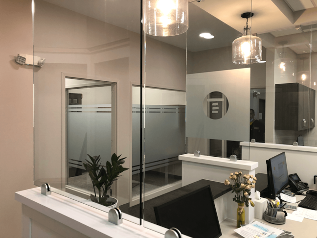Interior Frosted Privacy Film for Touchstone Endodontics in Lenexa, Kansas