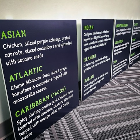 Menu Signs & Price List Signage