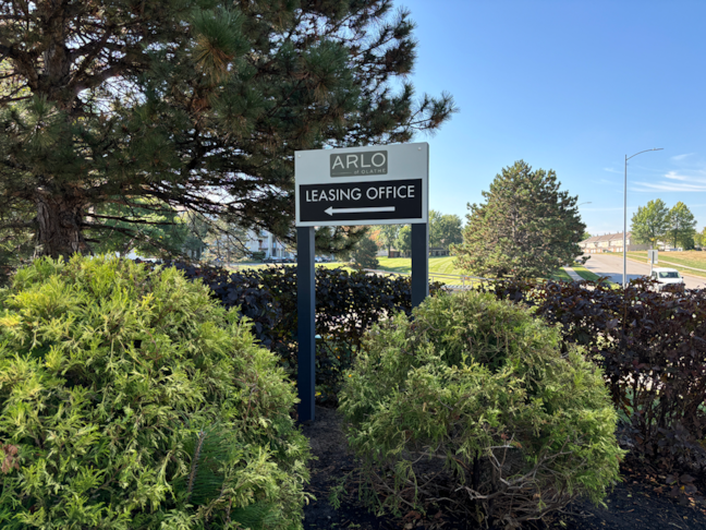 Exterior Post and Panel Sign for Arlo of Olathe Apartments