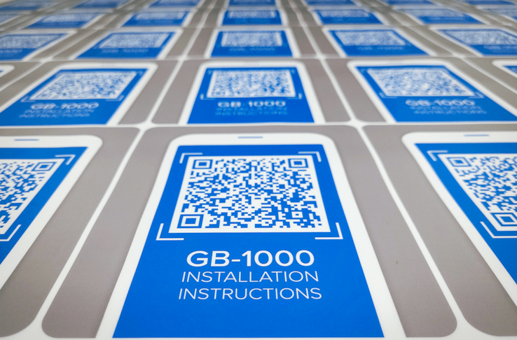 Product QR Code Sticker Labels 