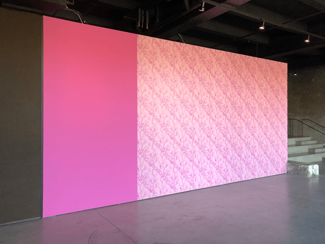 Interior Full Color Wall Vinyl Mural for Crossroads Hotel in Kansas City, Missouri