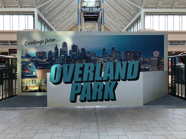 Interior Vinyl Display Wrap for SCHEELS in Overland Park, Kansas