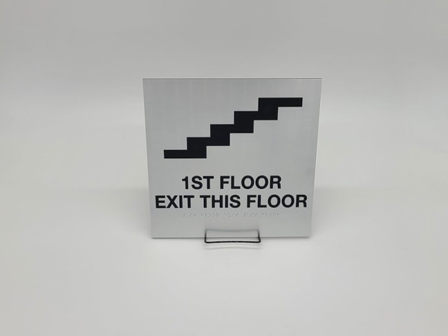 ADA Braille Signage for Crestwood Condominiums 