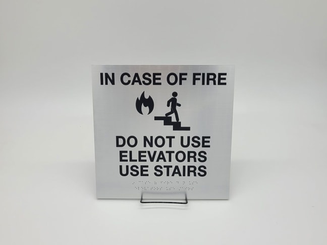 ADA Braille Signage for Crestwood Condominiums 