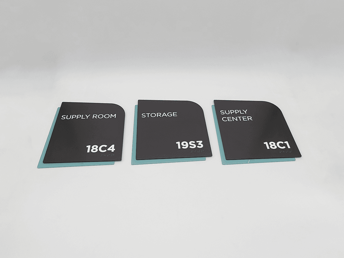 ADA Signs | Custom ADA Braille Signage for Missouri Housing Development Commission in Kansas City, Missouri | Acrylic