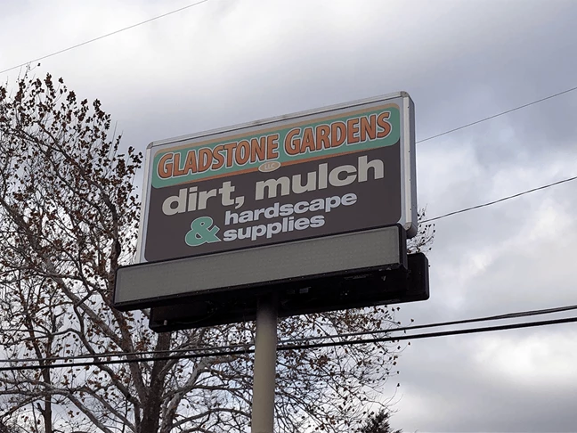Exterior Pylon Sign Inserts for Gladstone Gardens in Gladstone, Missouri