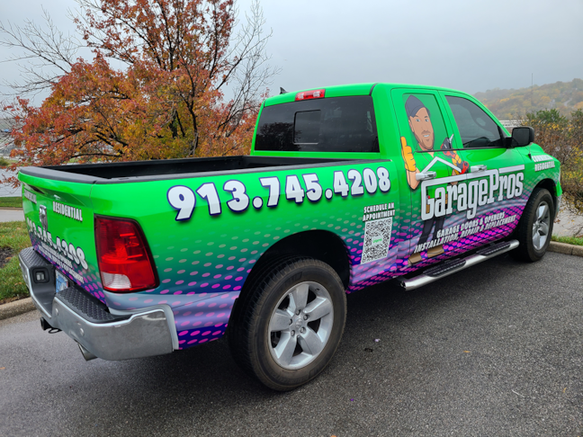 Full Vehicle Fleet Wrap for Garage Pros