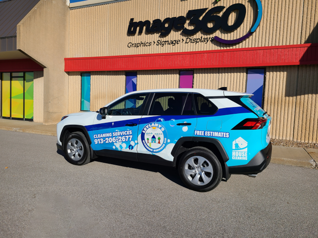 Partial Vehicle Wrap for Leylanys Cleaning in Kansas City