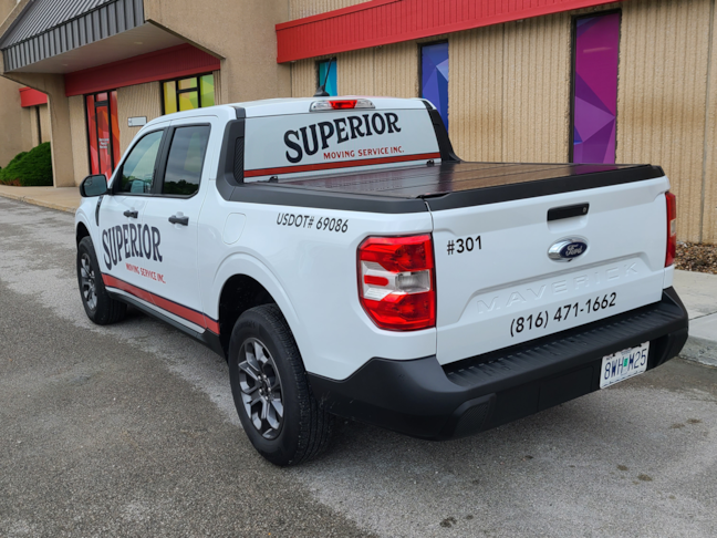 Truck Fleet Graphics for Superior Moving & Storage in Kansas City, Missouri