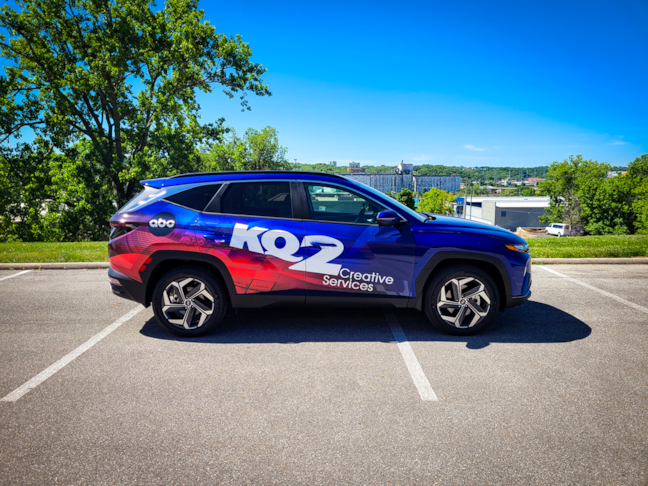 Partial SUV Vehicle Wrap for KQ2 News in St. Joseph, Missouri