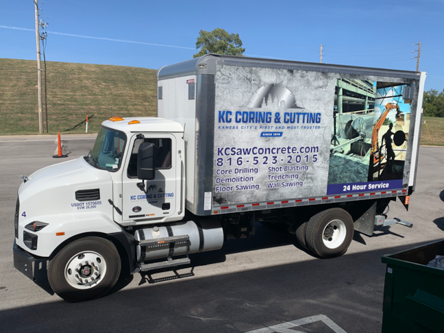 Box Truck Wrap for KC Coring & Cutting