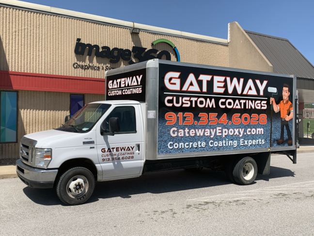 Box Truck Wrap Fleet Graphics for Gateway Custom Coatings