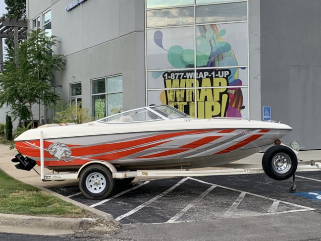 Custom Boat Wrap