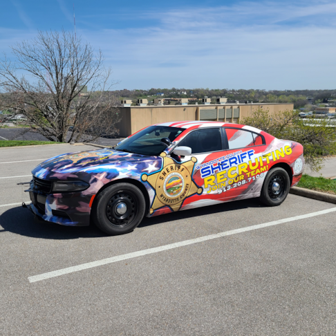 Full Car Wrap for Wyandotte County Sheriff in Kansas City, Kansas