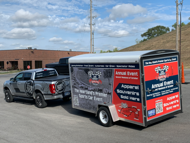 Full Trailer Wrap for Lake Garnett Grand Prix