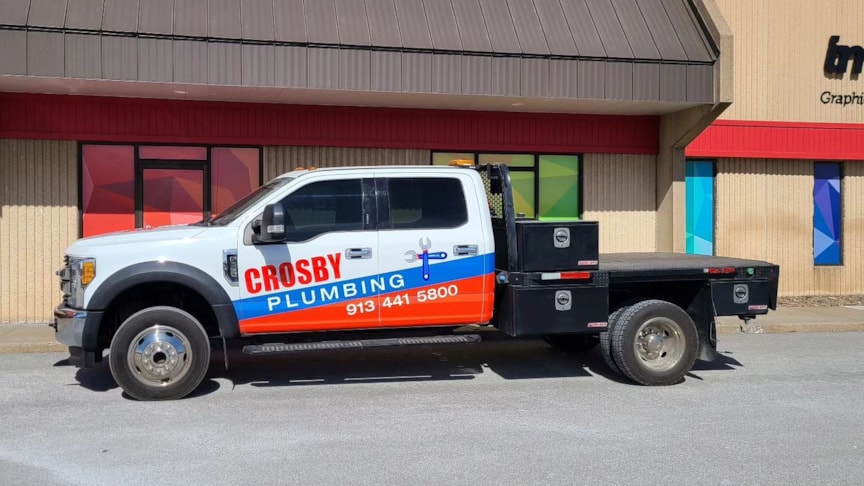 Full & Partial Vehicle Wraps | Crosby Plumbing