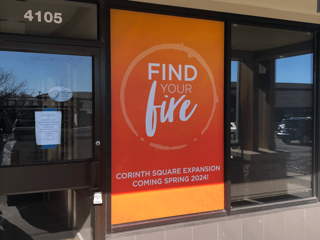 Full Color Window Graphic for Powerlife in Kansas City, Missouri