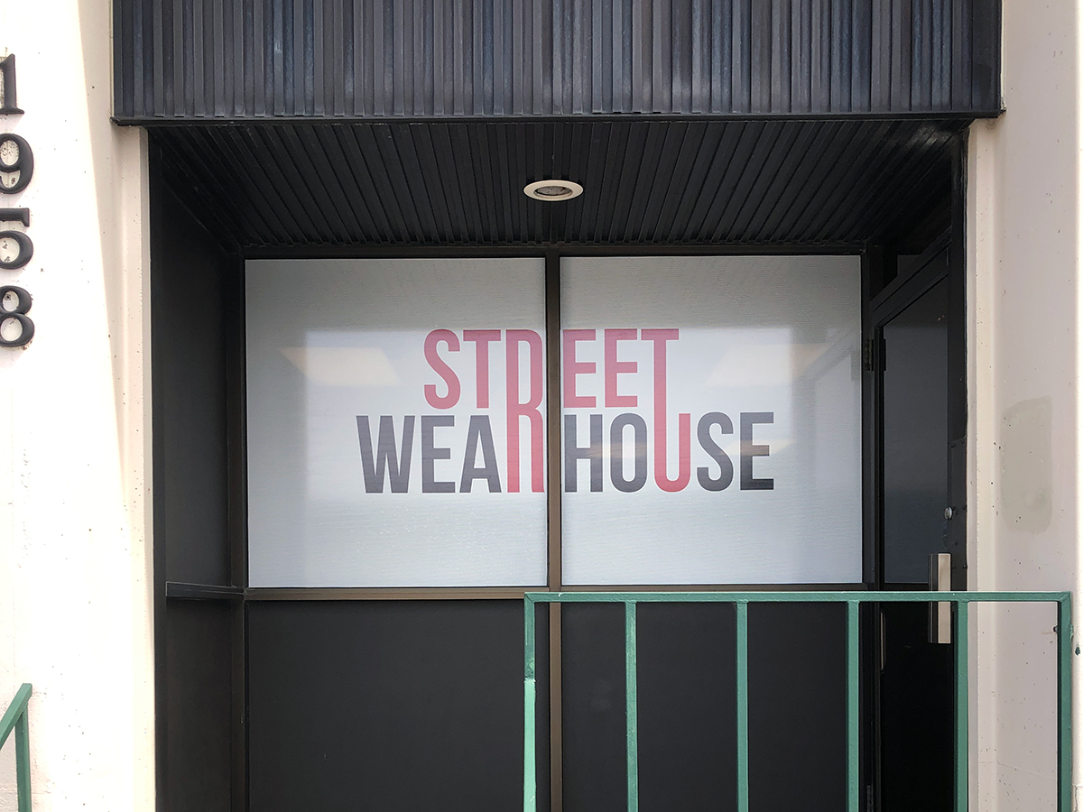 Window Graphics for StreetWearHouse in Kansas City Missouri