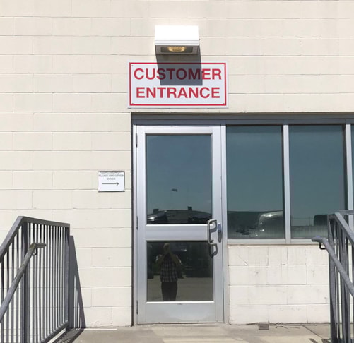 Exterior Aluminum Composite Wayfinding Sign for Carter-Waters in Olathe, Kansas