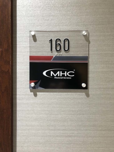 Interior ADA Room Number Sign for Murphy Hoffman in Leawood, Kansas