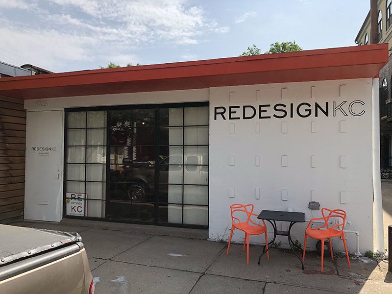 Exterior Wall Graphic for ReDesign KC in Kansas City, Missouri