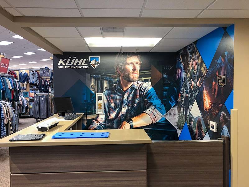 Vinyl Wall Graphics for SCHEELS in Overland Park, Kansas