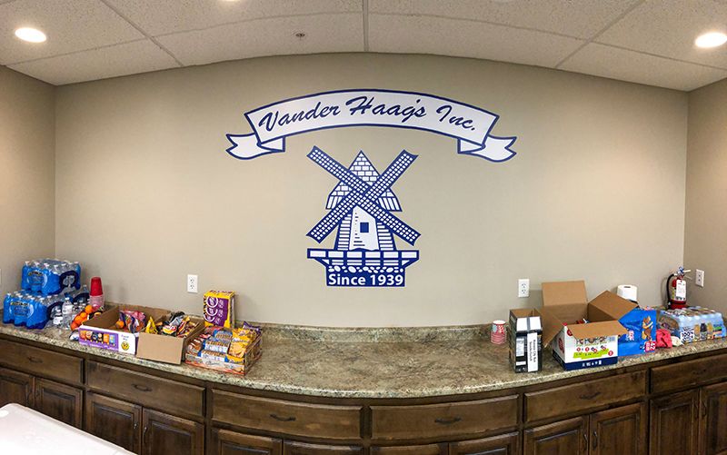 Interior Wall Graphic for Vander Haag