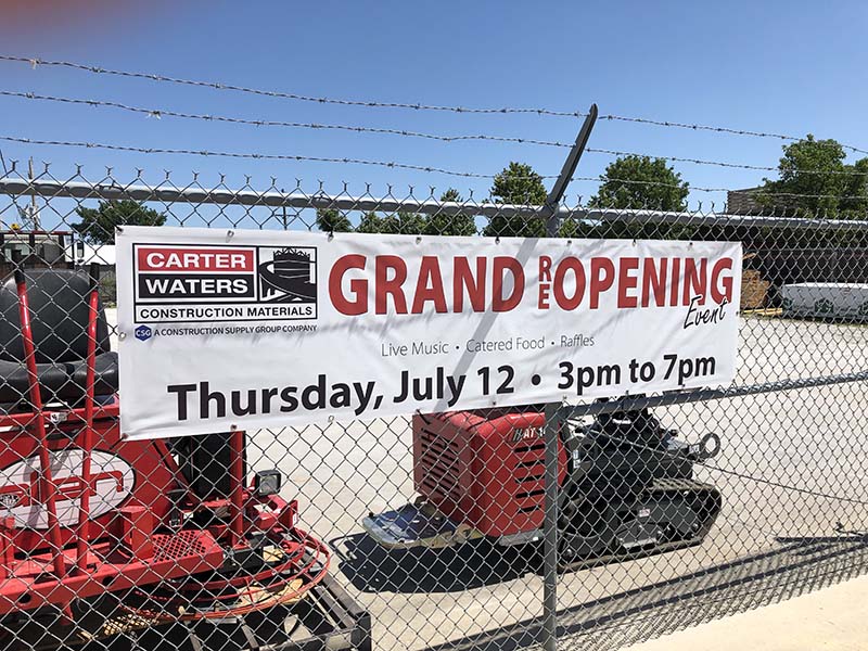 Vinyl Banner for Carter-Waters in Kansas City, Missouri