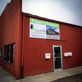 Exterior Vinyl Banner for Excelsior Springs Hospital in Lawson, Missouri