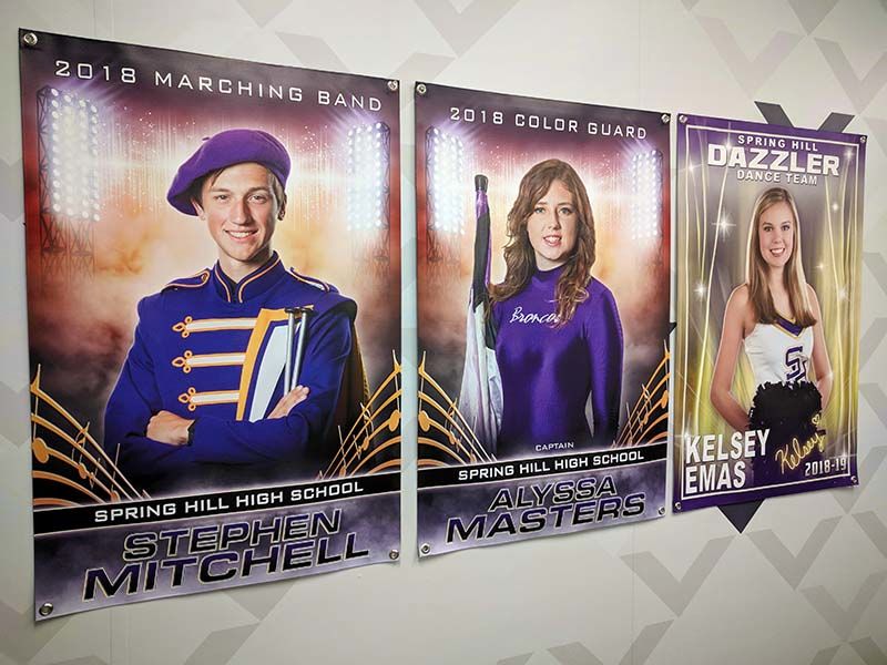 Vinyl Banners for Spring Hill High School in Spring Hill, Kansas
