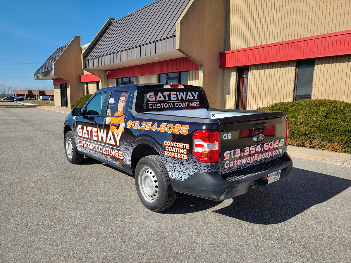 Full Truck Wrap - Gateway Garage Floors | Kansas City, KS