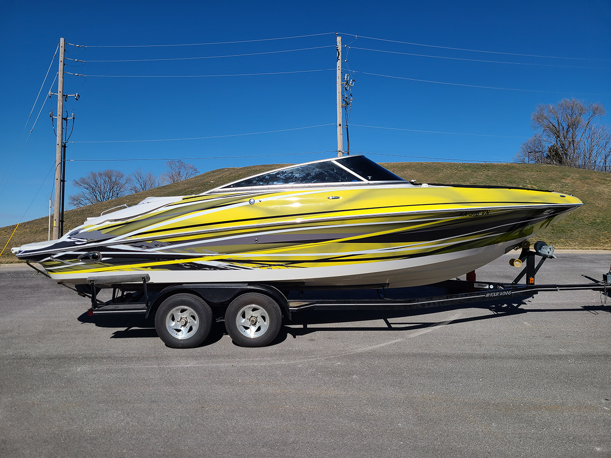 Custom Boat Wrap for 2005 Four Winns 250 