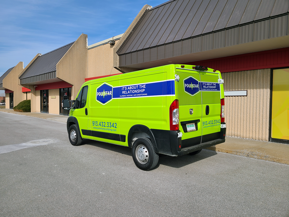 Dodge Promaster Van Wrap for Polestar HVAC in Merriam, Kansas | Vinyl