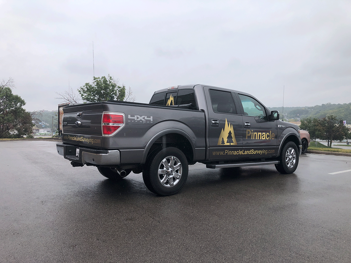 Vehicle Graphics for Pinnacle Land Surveying